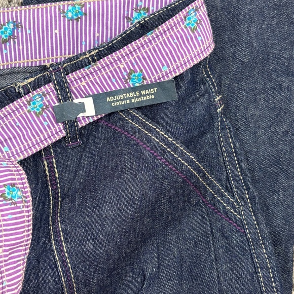 NEW Faded Glory Girls Adjustable Waist Capri Cropped Pants Sz 14 - Picture 4 of 5